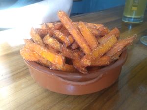 Boniato frito at TweeSwips in Mallorca