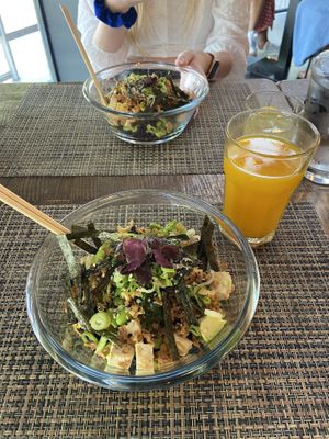 BYOB and orange juice  at Local in Lisbon