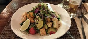 Tofu con curry verde at Local in Lisbon