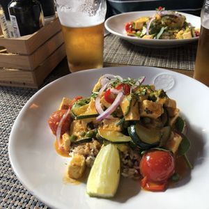 Red Thai curry! With tofu 🤤 at Local in Lisbon