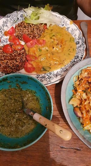 lunch at The Phoenix Vegetarian Restaurant & Accommodation in Castlemaine