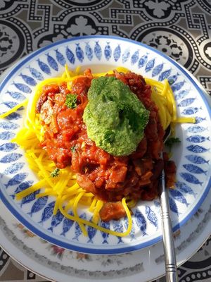 spaghetti at The Phoenix Vegetarian Restaurant & Accommodation in Castlemaine