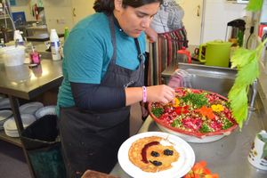 Vegan , gluten free pancakes at The Phoenix Vegetarian Restaurant & Accommodation in Castlemaine