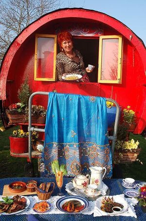 Romany wagons for glamping , includes veggie or vegan breakffast at The Phoenix Vegetarian Restaurant & Accommodation in Castlemaine