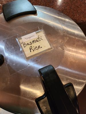 Rice at India Taj Palace in San Antonio