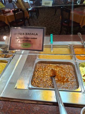 Channa masala at India Taj Palace in San Antonio