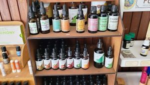 tinctures and essential oils at La Chakra  in Cuenca