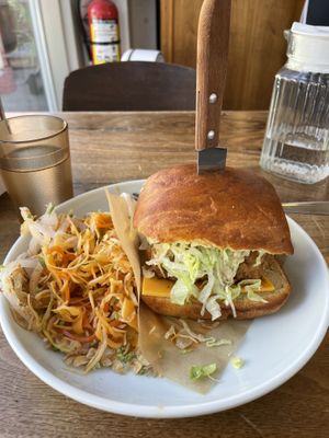 Five spice tofu sandwich   at Gongfu Bao in Ottawa