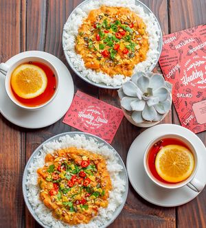 Seasonal Butternut Squash Curry at Healthy Louisa in Leicester