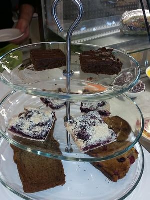 Vegan bakes at Healthy Louisa in Leicester
