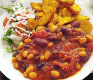 Mixed beans - yum! at Healthy Louisa in Leicester