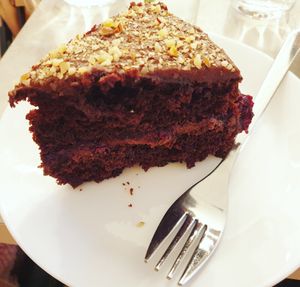 Chocolate cake! at Healthy Louisa in Leicester