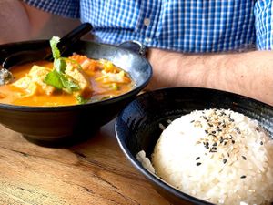 Yellow Tree with Tofu  at Nooch in Ebikon