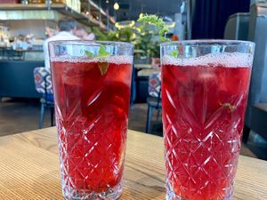 Hibiscus Flower Ice Tea  at Nooch - Richti in Zurich