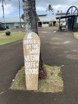 Outside at Raised by the Waves  in Kahuku