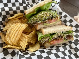 BLAT sandwich at Raised by the Waves  in Kahuku