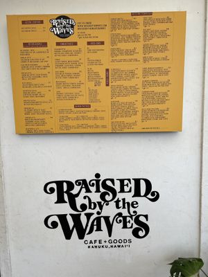 Menú  at Raised by the Waves  in Kahuku