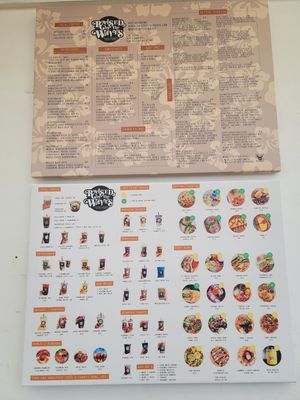 Menu #Veganuary at Raised by the Waves  in Kahuku