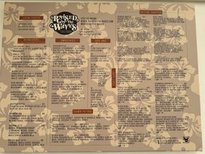 Menu  at Raised by the Waves  in Kahuku