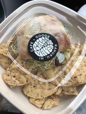 Chun Sandwich  at Raised by the Waves  in Kahuku