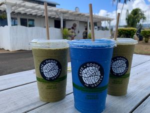 Delicious smoothies  at Raised by the Waves  in Kahuku
