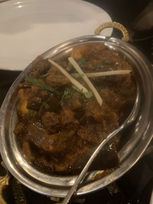 Eggplant curry at India Today - aMoment in Tauranga