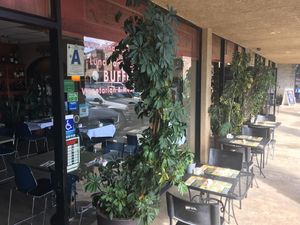 Patio at Fairouz in San Diego