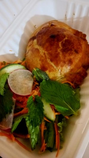 Empanada takeout at Café Rojo  in San Jose