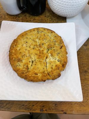 Chickpea flower v omlet 8/10  at Aadha-Aadha Café in Varanasi