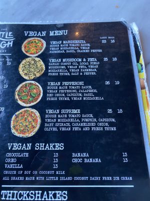 Menu September 2025  at Base Woodfired Pizza - Little High Eatery in Christchurch