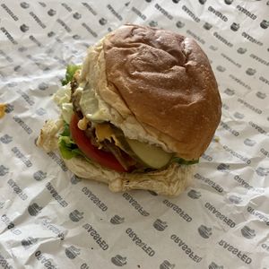 Classic takeaway  at GrassfedVegan in South Brisbane