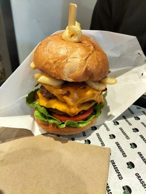 Look at the size of it at GrassfedVegan in South Brisbane