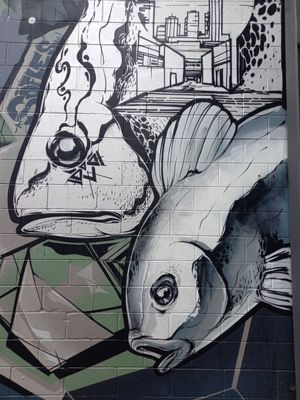 joy to the world : all the boys and girls now : joy to the fishies in the deep blue see : joy to you and me #grassfedplantbased at GrassfedVegan in South Brisbane