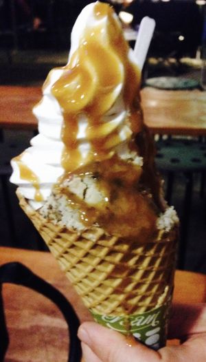 Caramel icecream  at GrassfedVegan in South Brisbane