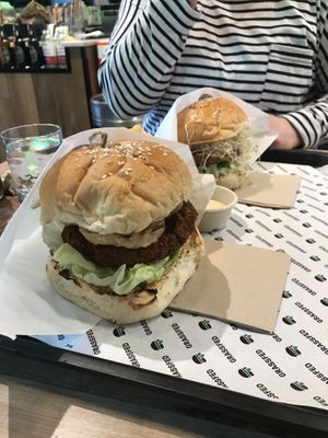 Burgers 😁 at GrassfedVegan in South Brisbane