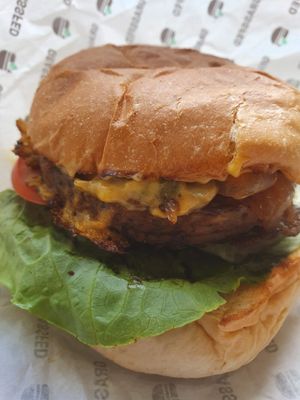 Great burger. Didn't last long... 😁 at GrassfedVegan in South Brisbane