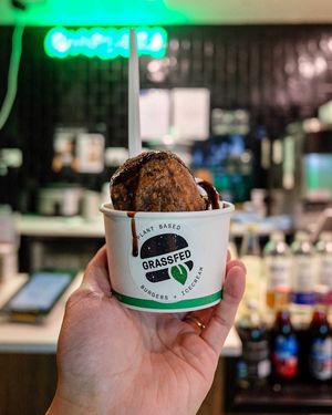 Fried vego sundae at GrassfedVegan in South Brisbane
