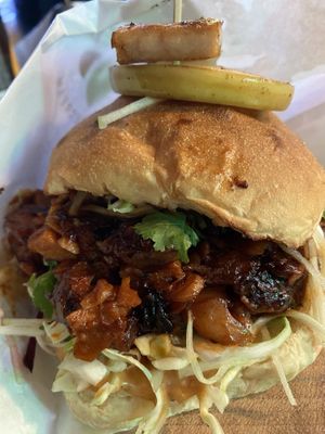 Spiced BBQ “Pork”  at GrassfedVegan in South Brisbane