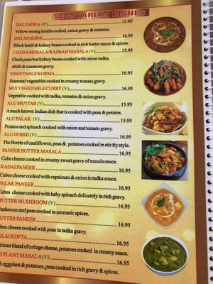 Vegan options clearly marked at Sabi's Kitchen in Port Douglas