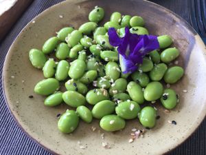 Edamame at Gecko Republic Jungle Cafe in Koh Tao
