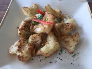 Cauliflower at Gecko Republic Jungle Cafe in Koh Tao