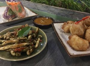 Delicious vegan fusion food at Gecko Republic Jungle Cafe in Koh Tao