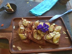 Banana French Toast at Gecko Republic Jungle Cafe in Koh Tao