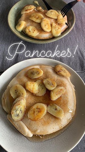 Pancakes (had a deal pancakes and coffee for 120 baht) at Gecko Republic Jungle Cafe in Koh Tao