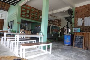Inside the restaurant. at Gecko Republic Jungle Cafe in Koh Tao