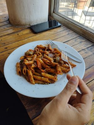 Its very nice place where you can spend quiet time and taste good Coffee and food. at Mark's Cafe in Varanasi