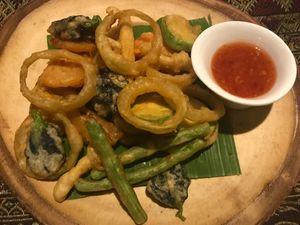 vegetable tempura at Where Else! in Koh Lanta