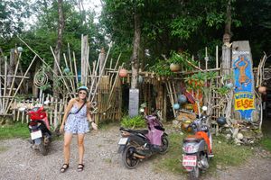 front of the restaurant at Where Else! in Koh Lanta