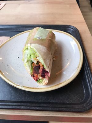 Vegan oriental wrap  at Dean & David - Osakaallee in Hamburg