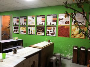 workshop space  at Choco Museo in Antigua